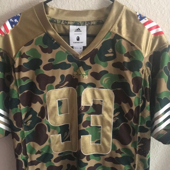 bape adidas football jersey